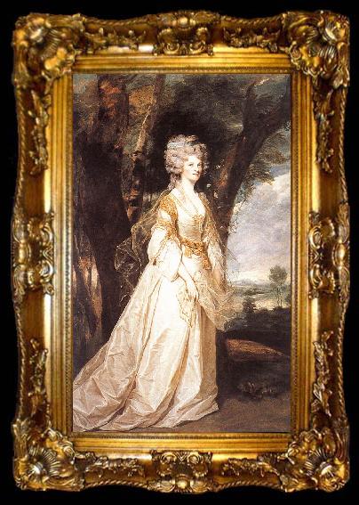 framed  REYNOLDS, Sir Joshua Lady Sunderlin, ta009-2